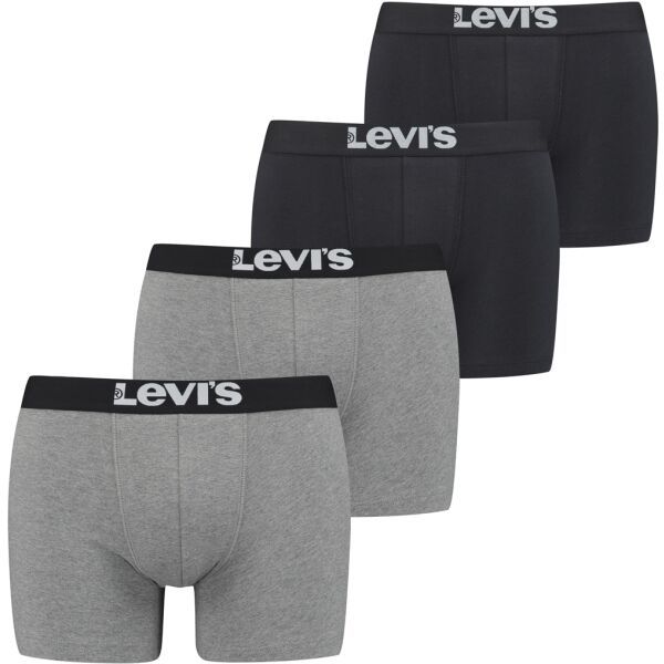Levi's SOLID BASIC BRIEF 4P Pánské boxerky