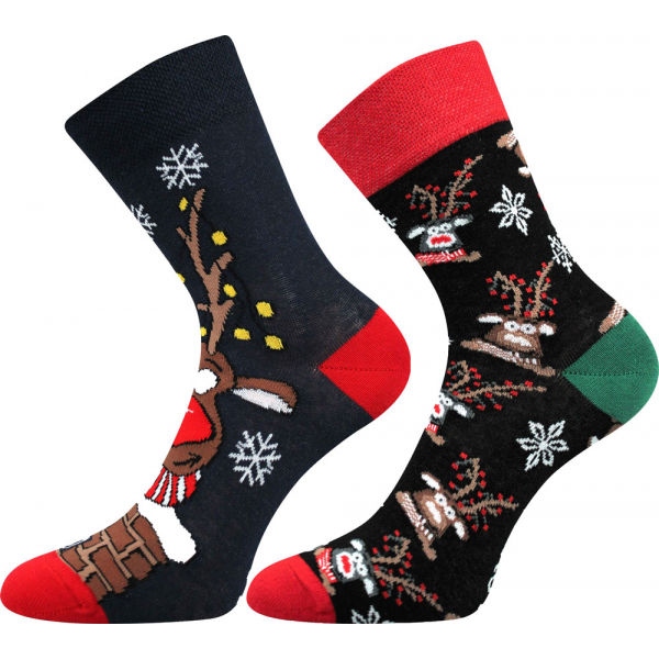 Lonka CHRISTMAS REINDEER 2P Ponožky
