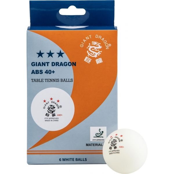 Giant Dragon WHT PI PO Míče na stolní tenis