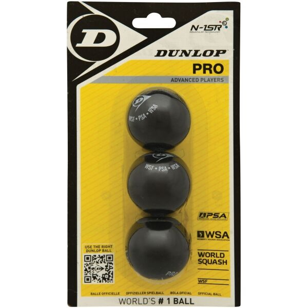Dunlop PRO 3BBL Míček na squash
