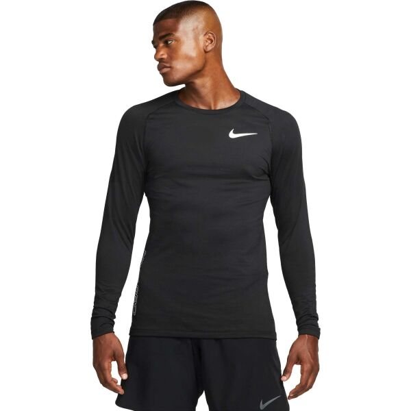 Nike NP TOP WARM LS CREW Pánské tréninkové tričko s dlouhým rukávem