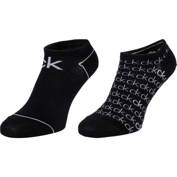 Calvin Klein WOMEN LINER 2P REPEAT LOGO CALLIE Dámské ponožky