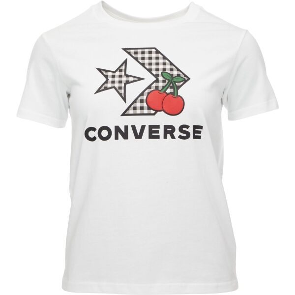 Converse CHERRY STAR CHEVRON INFILL Dámské tričko