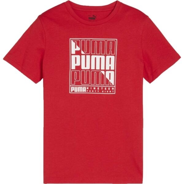 Puma GRAPHICS WORDING TEE B Chlapecké triko